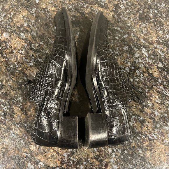 Raffaella Venturini Black Shoes Made in Italy Sz 38 - Picture 5 of 9